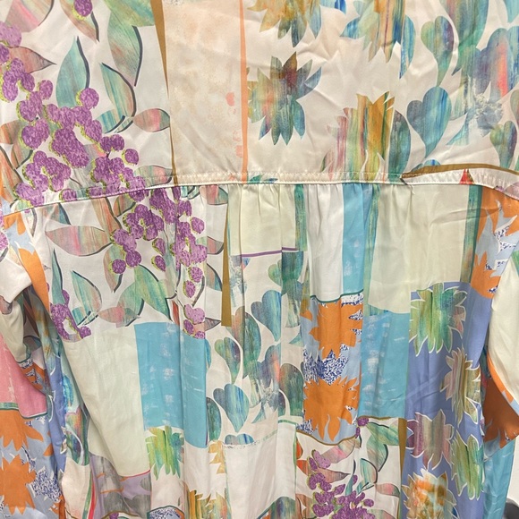 By Anthropologie Colorful Multi Pattern Button Down - Picture 9 of 12